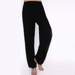 Buddha Stones Solid Color Yoga Dance Long Harem Pants