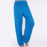Buddha Stones Solid Color Yoga Dance Long Harem Pants