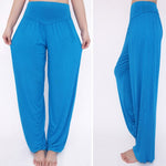 Buddha Stones Solid Color Yoga Dance Long Harem Pants