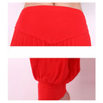 Buddha Stones Solid Color Yoga Dance Long Harem Pants