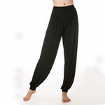 Buddha Stones Solid Color Yoga Dance Long Harem Pants