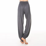 Buddha Stones Solid Color Yoga Dance Long Harem Pants