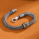 Buddha Stones Tibetan Twisted Design Copper Wealth Buckle Rotatable Bracelet (Extra 35% Off | USE CODE: FS35)