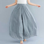 Buddha Stones Women Casual Loose Cotton Linen Wide Leg Pants For Yoga Dance