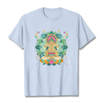 Buddha Stones Butterfly Lotus Buddha-Inspired Tee T-shirt
