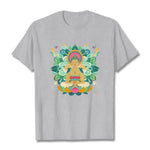 Buddha Stones Butterfly Lotus Buddha-Inspired Tee T-shirt