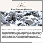 Buddha Stones 999 Sterling Silver Fortune Cat 925 Sterling Silver Chain Protection Bracelet