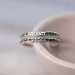 Unique Silver Hoops