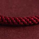 Buddha Stones 999 Gold Triple Ring Design Handmade Connection Braided Rope Bracelet