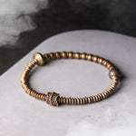 Buddha Stones Balance Copper Luck Brass Bracelet