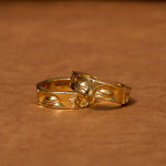 Buddha Stones Golden Meditation Buddha Serenity Copper Adjustable Ring