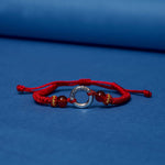 Buddha Stones 925 Sterling Silver Plated Copper Peace Buckle Protection Braided String Bracelet