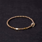Buddha Stones "Wishing You Balance and Strength" Brass Bracelet Includes Gift Message Card