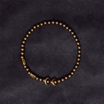 Buddha Stones "Wishing You Balance and Strength" Brass Bracelet Includes Gift Message Card