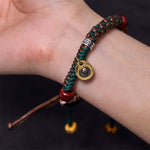 FREE Today: Ward Off Evil Spirits Tibetan Bone Beads Rope Bracelet