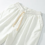 Buddha Stones Casual Solid Color Cotton Men's Bermuda Shorts Men's Pants With Pockets