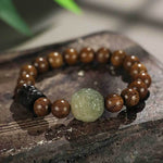 FREE Today: Calm Healing Sandalwood Bodhi Seed PiXiu Ebony Wood Bead Bracelet