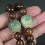 FREE Today: Calm Healing Sandalwood Bodhi Seed PiXiu Ebony Wood Bead Bracelet