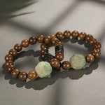 FREE Today: Calm Healing Sandalwood Bodhi Seed PiXiu Ebony Wood Bead Bracelet