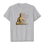 Buddha Stones Sometimes It's Better To Remain Silent And Smile Tee T-shirt