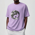 Buddha Stones Yin Yang Cotton Tee T-shirt