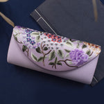Buddha Stones Hydrangea Su Embroidery Wedding Shopping Wallet Purse Handbag Crossbody Bag