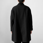 Buddha Stones Fall Simple Cotton Fleece Lined Men's Mid-length Coat Clothing (Extra 30% Off | USE CODE: FS30)