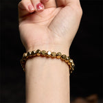 Buddha Stones Brass Copper Good Luck Healing Bracelet