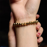 Buddha Stones Brass Copper Good Luck Healing Bracelet