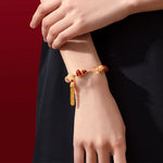 Buddha Stones Red Agate Year Of The Snake Gourd Luck Bracelet Necklace Pendant (Extra 30% Off | USE CODE: FS30)