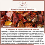 Buddha Stones Red Jasper Shoushan Stone Abacus Beads Copper Coin Protection Bracelet