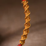 Buddha Stones Handmade Chinese Zodiac Natal Buddha Luck Strength Braided Rope Bracelet