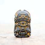 Buddha Stones Handmade Zakiram Iron Powder Rust Cast Resin Statue Zen Home Decoration