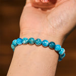 Buddha Stone Various Crystals Malachite Lazurite Lapis Lazuli Hemimorphite Calmness Bracelet