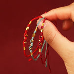 Buddha Stones 999 Gold Year of the Snake Mini Gold Bead Handmade Luck Protection Braided Bracelet (Extra 30% Off | USE CODE: FS30)