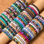 Buddha Stone Various Crystals Malachite Lazurite Lapis Lazuli Hemimorphite Calmness Bracelet
