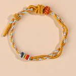 Buddha Stones Colorful String Snake Dragon Year of the Snake Luck Bracelet