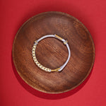 Buddha Stones Tibetan Gold Thread Colorful Peach Blossom Knot Connection Braided Bracelet