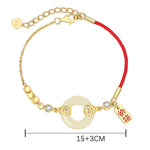 Buddha Stones 925 Sterling Silver Natural Hetian Jade Gourd Peace Buckle Zircon Luck Bracelet Necklace Pendant Earrings