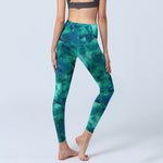 Buddha Stones Floral Print Gym Leggings Women's Yoga Pants