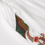 Buddha Stones Summer Embroidery Double Layer Cotton Linen Women's Wide Leg Pants With Pockets