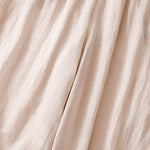 Buddha Stones Summer Embroidery Double Layer Cotton Linen Women's Wide Leg Pants With Pockets
