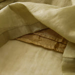 Buddha Stones Summer Embroidery Double Layer Cotton Linen Women's Wide Leg Pants With Pockets