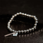 Buddha Stones Titanium Steel Good Luck Balance Bracelet