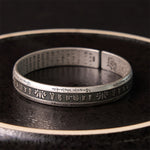 Buddha Stones Om Mani Padme Hum Heart Sutra Mantra Lotus Peace Meditation Cuff Bracelet Bangle