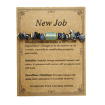 Buddha Stones New Job Green Aventurine Sodalite Snowflake Obsidian Energy Bracelet