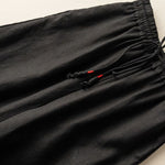 Buddha Stones Casual Embroidery Bohemian Pattern Drawstring Women's Wide Leg Pants With Pockets