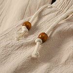 Buddha Stones 2Pcs Solid Color Frog-Button Tang Suit Cotton Linen Short Sleeve Pants Clothing Men's Set