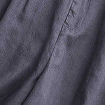 Buddha Stones Summer Casual Solid Color Zipper Button Acrylic Fiber Frog Button Women's Shorts With Pockets
