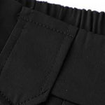 Buddha Stones Summer Casual Zipper Button Loose Plain Cotton Linen Women's Shorts With Pockets